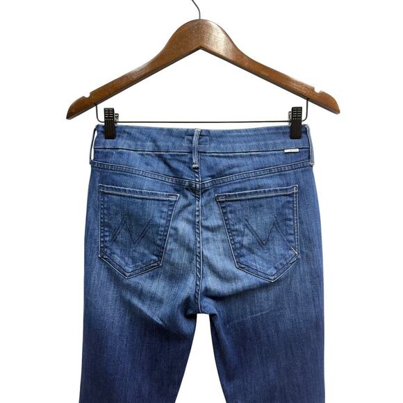 MOTHER The Looker Ankle Fray Skinny Jeans in Squeeze It size 26 - Picture 6 of 9